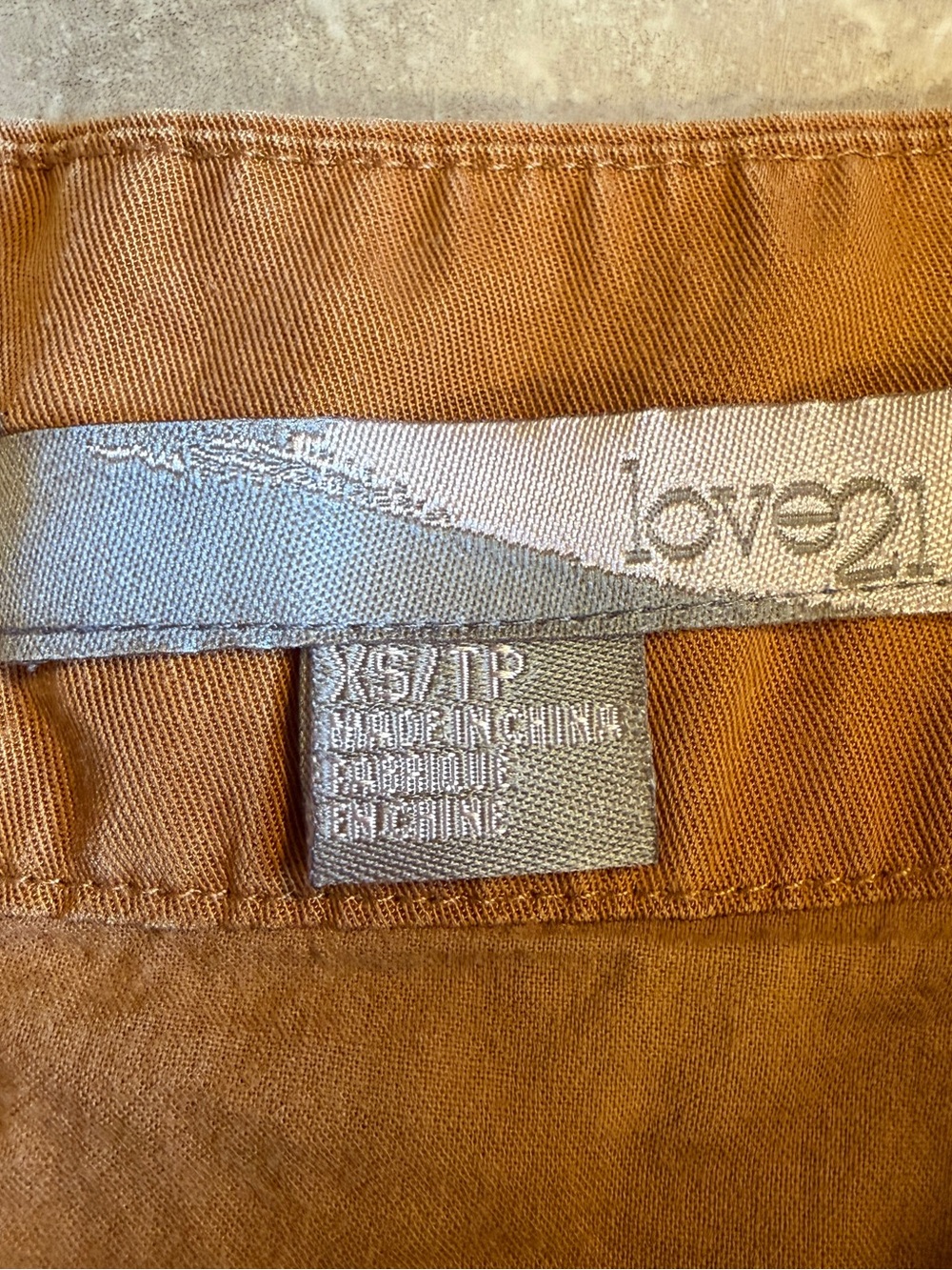 Forever 21 Rust Tan Circle Skater Skirt - Picture 2 of 2